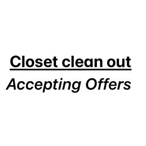 FLASH SALE! Accepting Best offers!